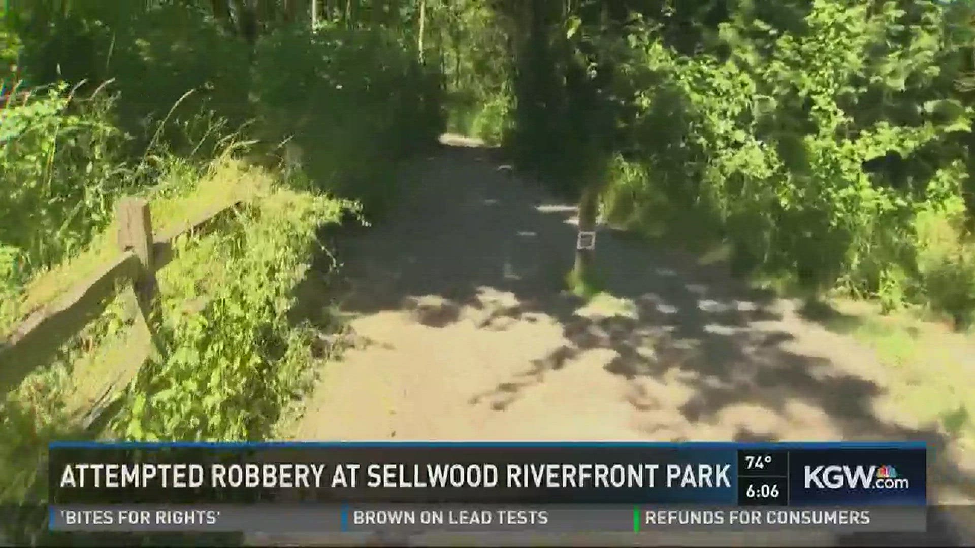 Attempted robbery at Sellwood Riverfront Park