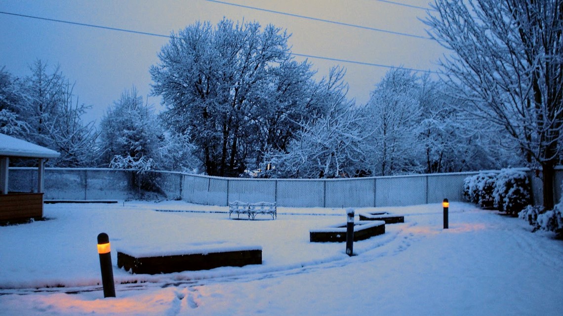 Could it snow in Portland Thursday? 