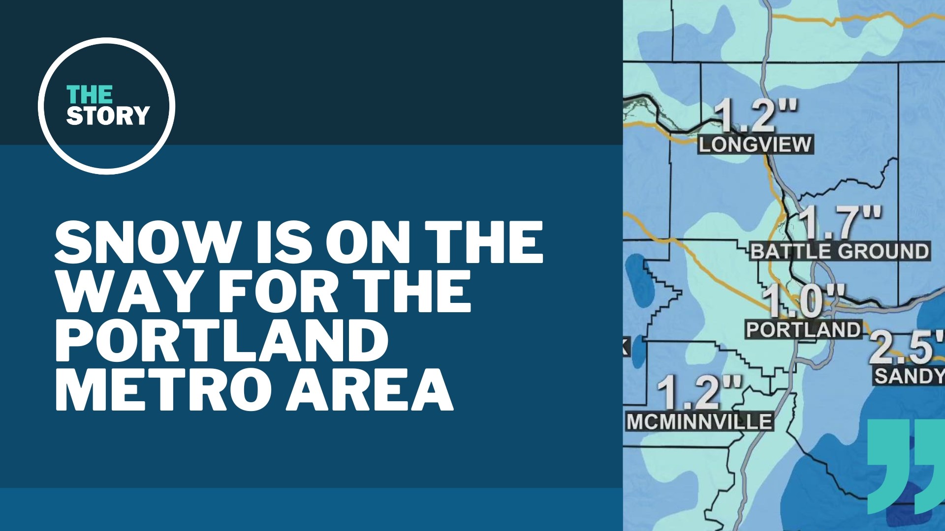 KGW chief meteorologist Matt Zaffino walks us through where we can expect to see snow tonight and Valentine’s Day morning, and how much.