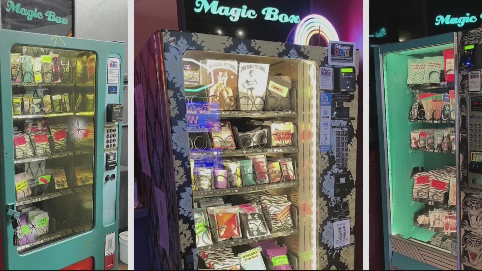Cari Carter has 13 pop-up vending machines around the city where she sells vintage books, unusual jewelry and more.