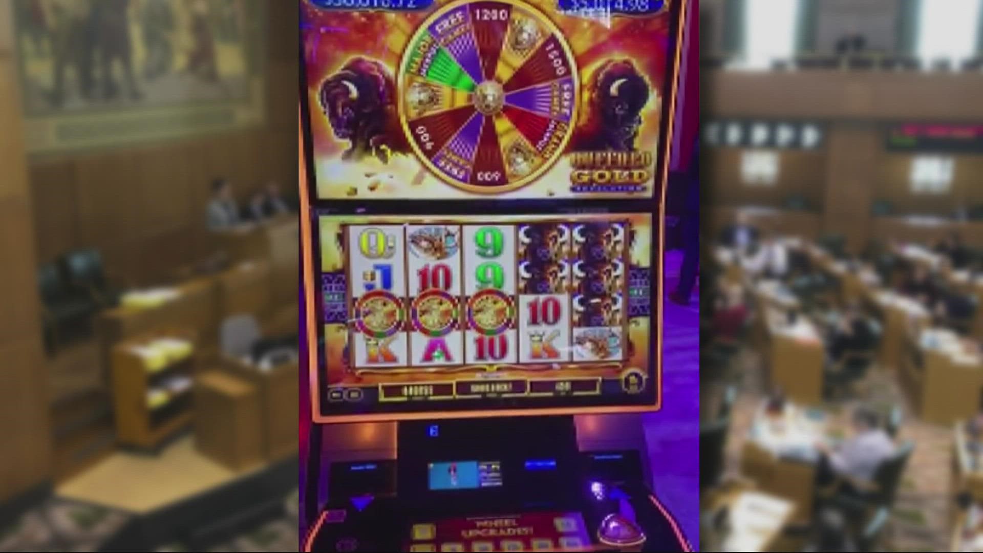 Some 200 jobs are on the line waiting for a decision from the state on the gaming machines.