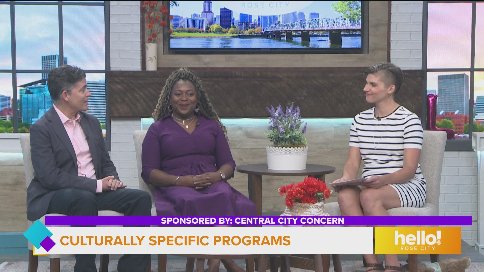 Dr. Andy Mendenhall and Tori Hatter-Smith with Central City Concern talk about the Karibu program