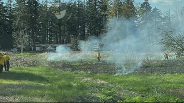 'It happens earlier every year': Oregon crews respond to multiple brush fires