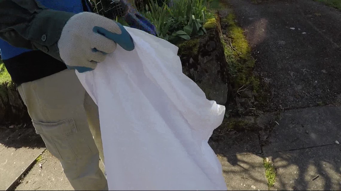 Volunteers with SOLVE help clean up trash in North Portland - Vimarsana News