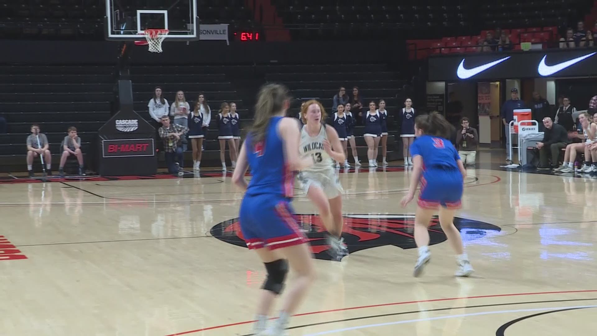 Highlights of No. 3 Wilsonville's 49-29 win over No. 6 Lebanon in the 5A state quarterfinals. Highlights are part of KGW's Friday Night Hoops with Orlando Sanchez.