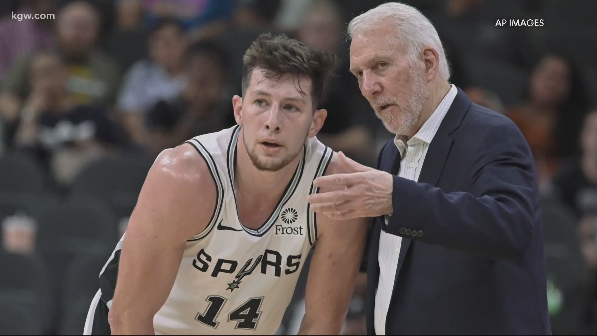 Drew Eubanks plays ball for the San Antonio Spurs now but he remembers where he is from and is making an effort to help those affected by the wildfires.