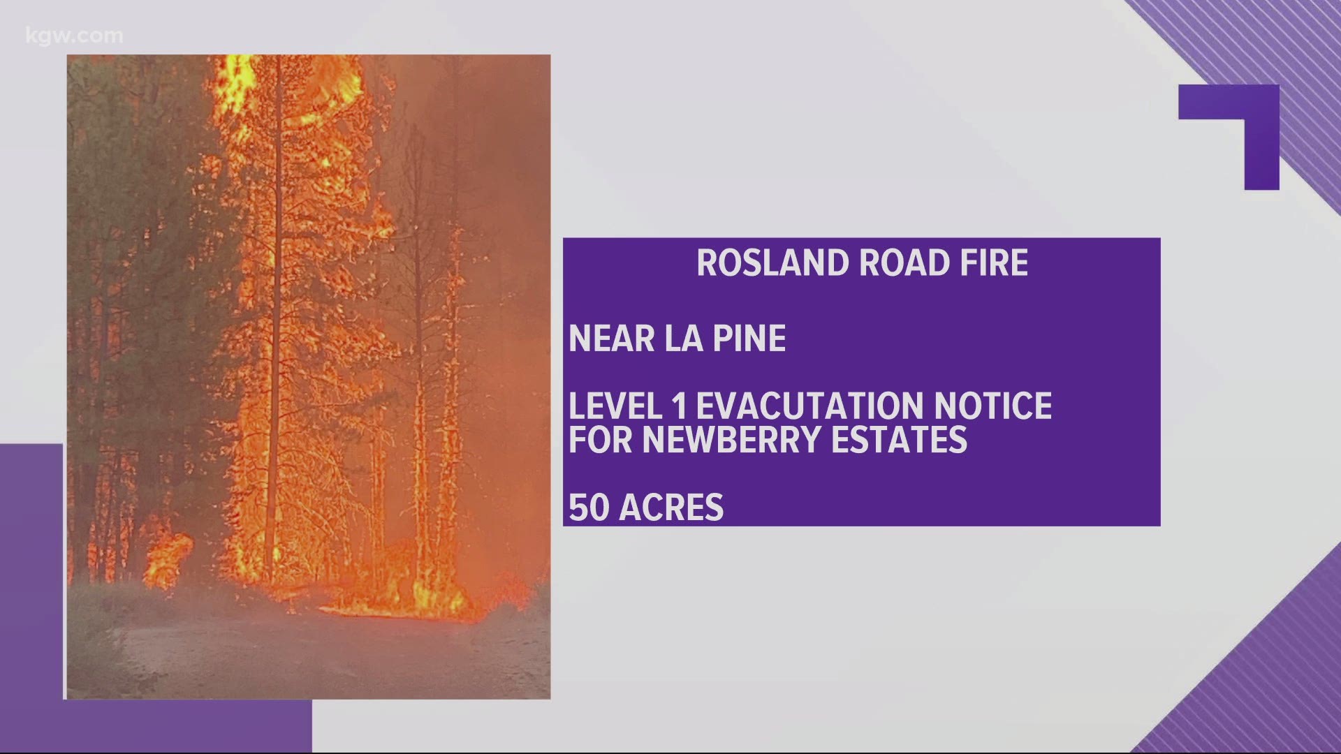 The Newberry Subdivision is under a Level 1 evacuation notice.