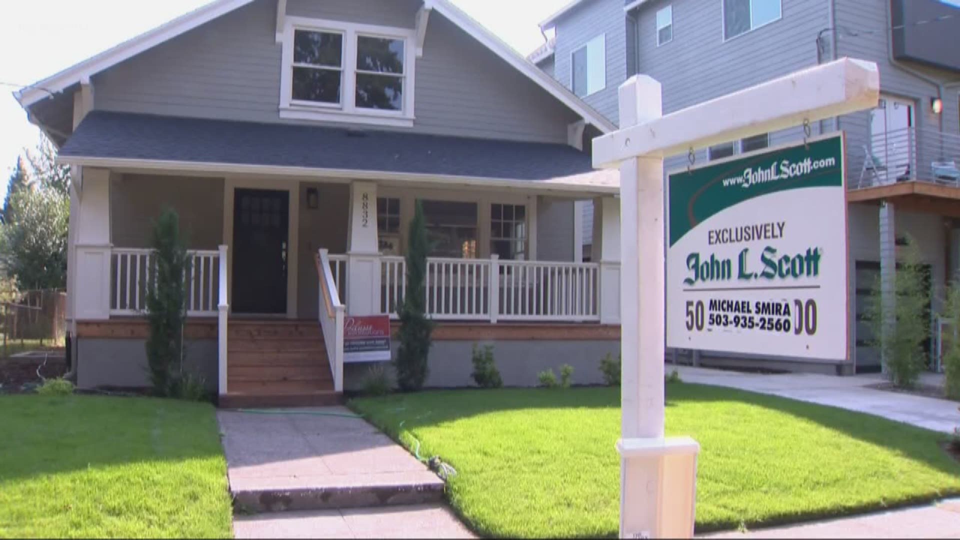 The hot Portland housing market is cooling down.