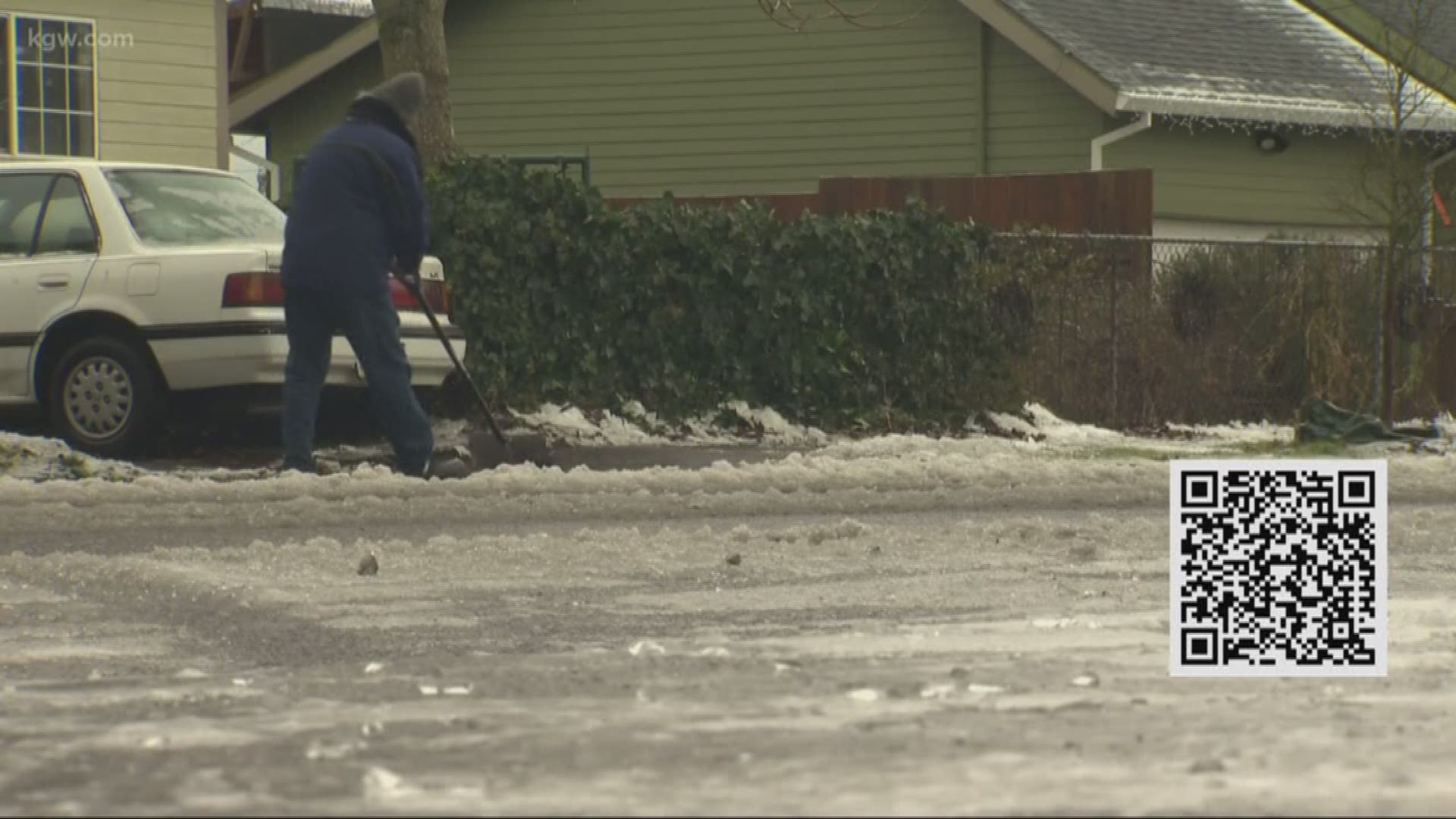 With lows remaining in the 20’s overnight Friday and the possibility of snow late Saturday, the people in charge of maintaining Portland’s roadways are on high alert