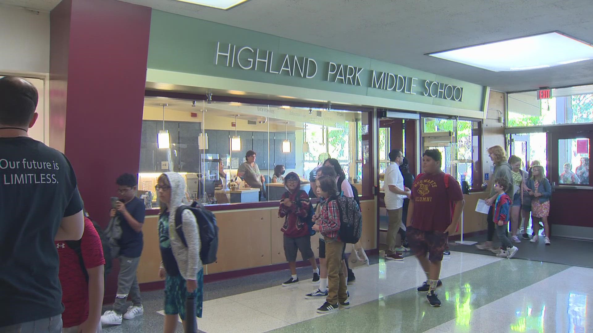 One school in Southwest Portland welcomed more than 2,700 students on Tuesday. School officials are hoping young students find their passion for school.