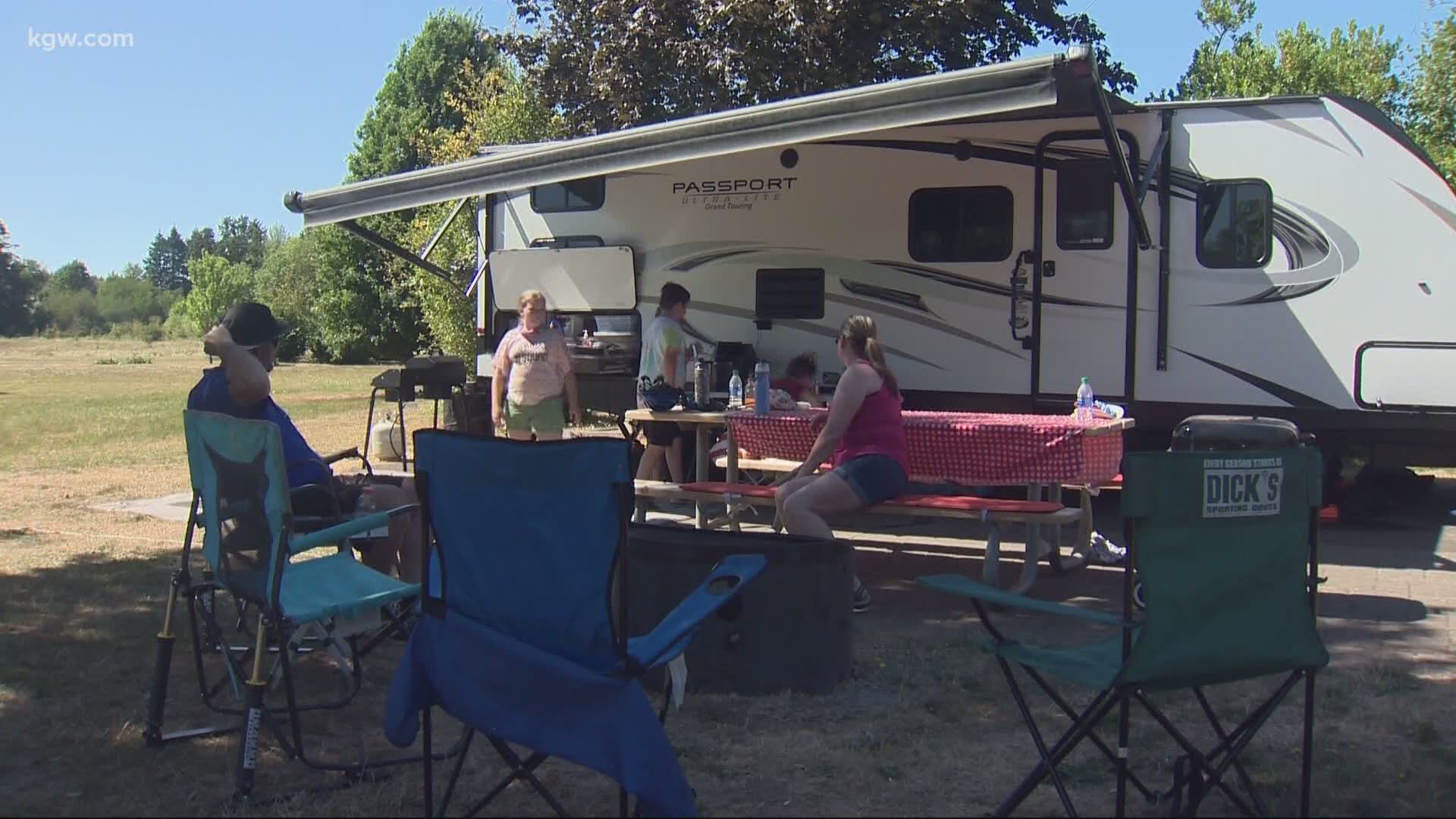 Many campsites have been booked for months as people stay close to home during the pandemic. Joe Raineri reports on how are they are keeping everyone safe.