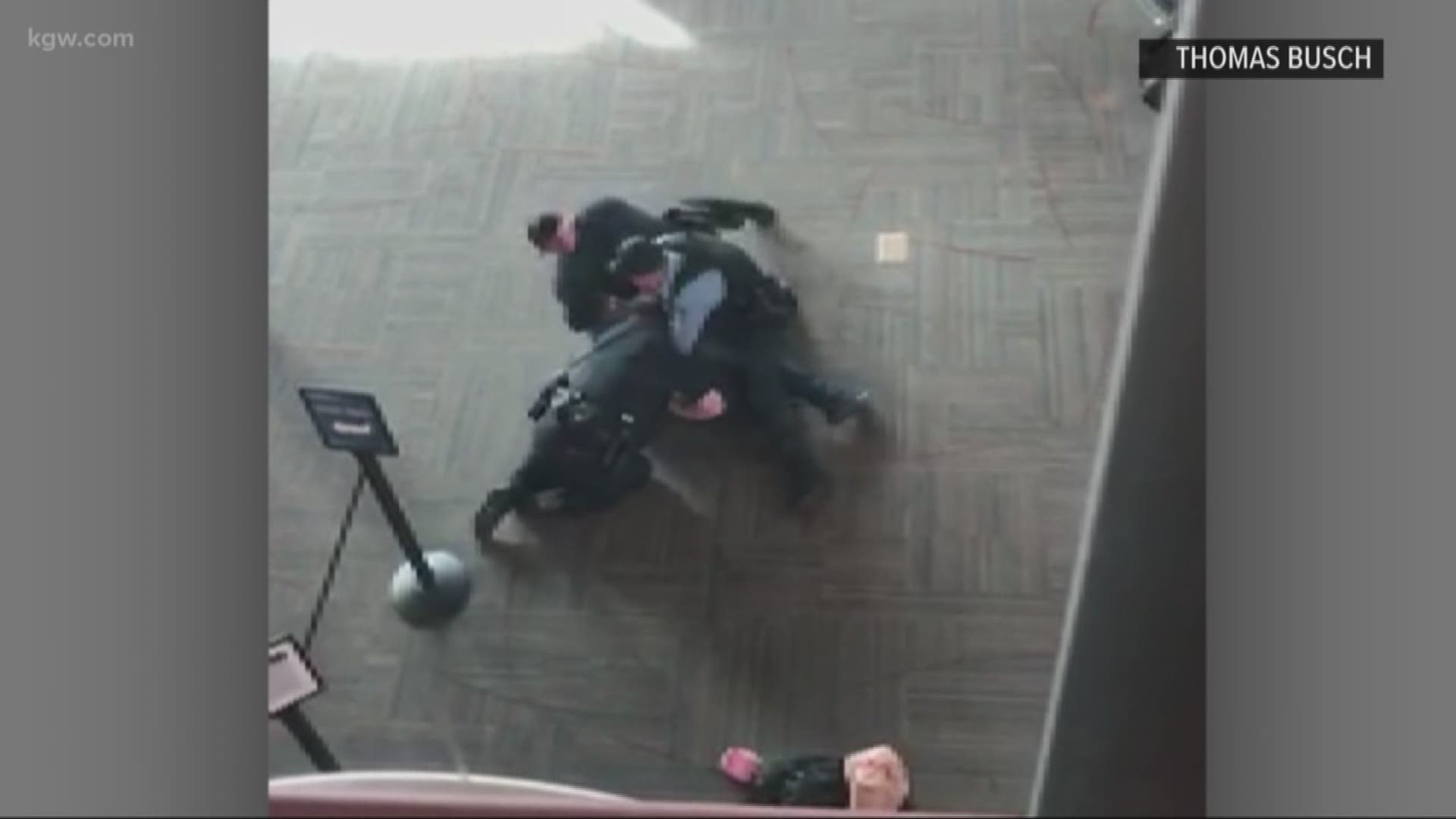Police take down armed man at Medford airport trying to board plane