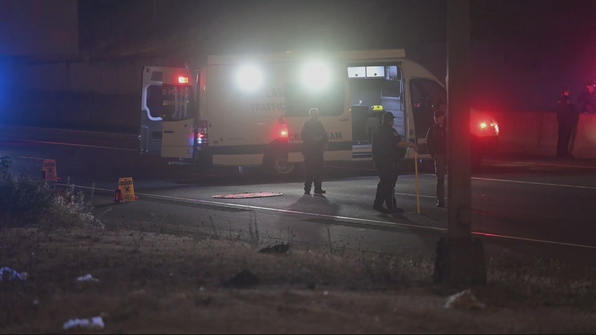 Driver fleeing police hit and killed by car on I-5 in North Portland ...