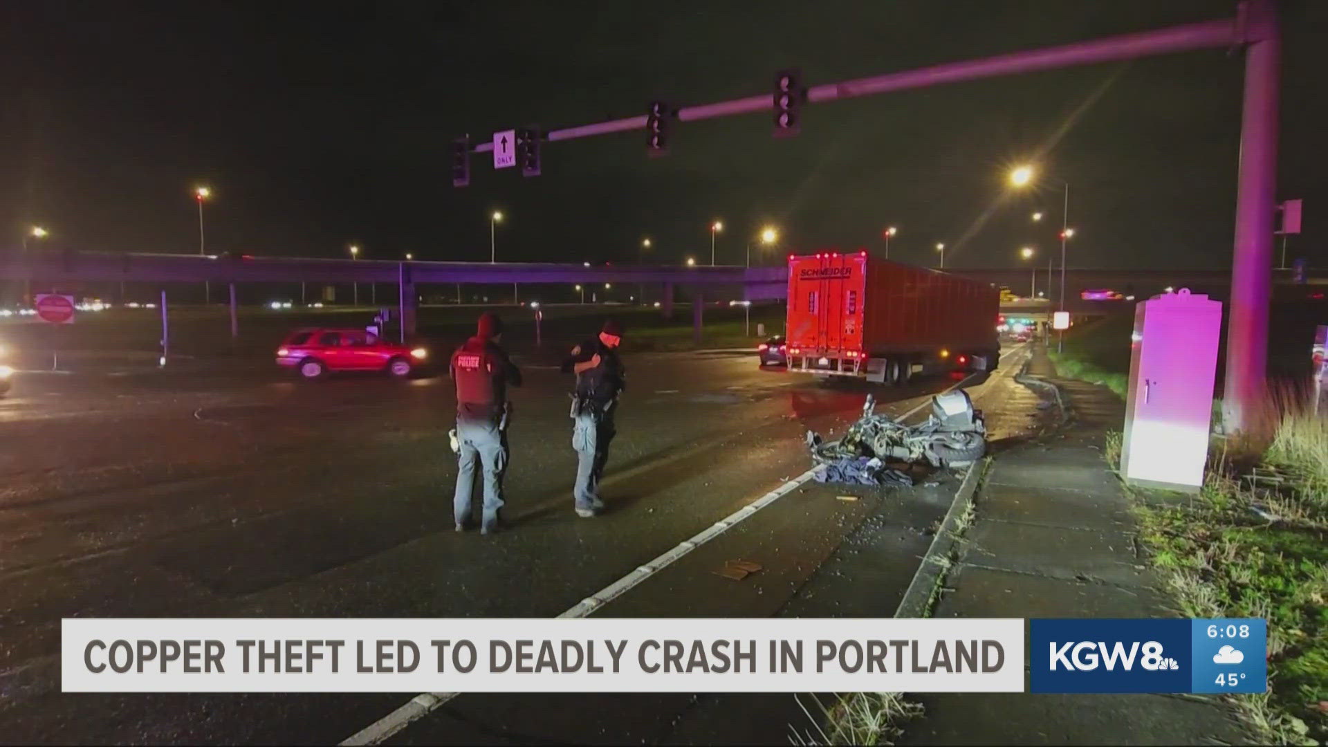 Theft of copper wire from traffic light contributed to crash that ...