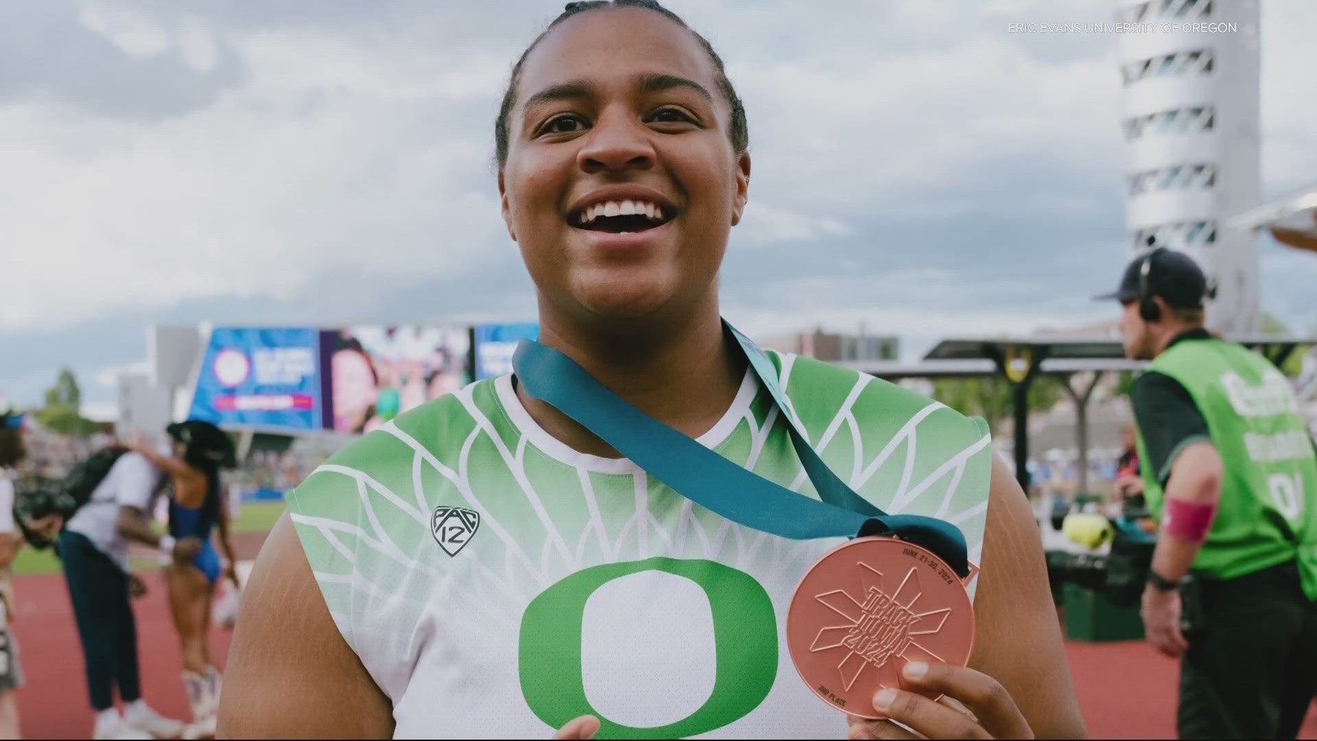 Oregon Duck and NCAA shot put champion Jaida Ross will compete for the first time on the Olympic stage in Paris. But she manifested this moment years ago.