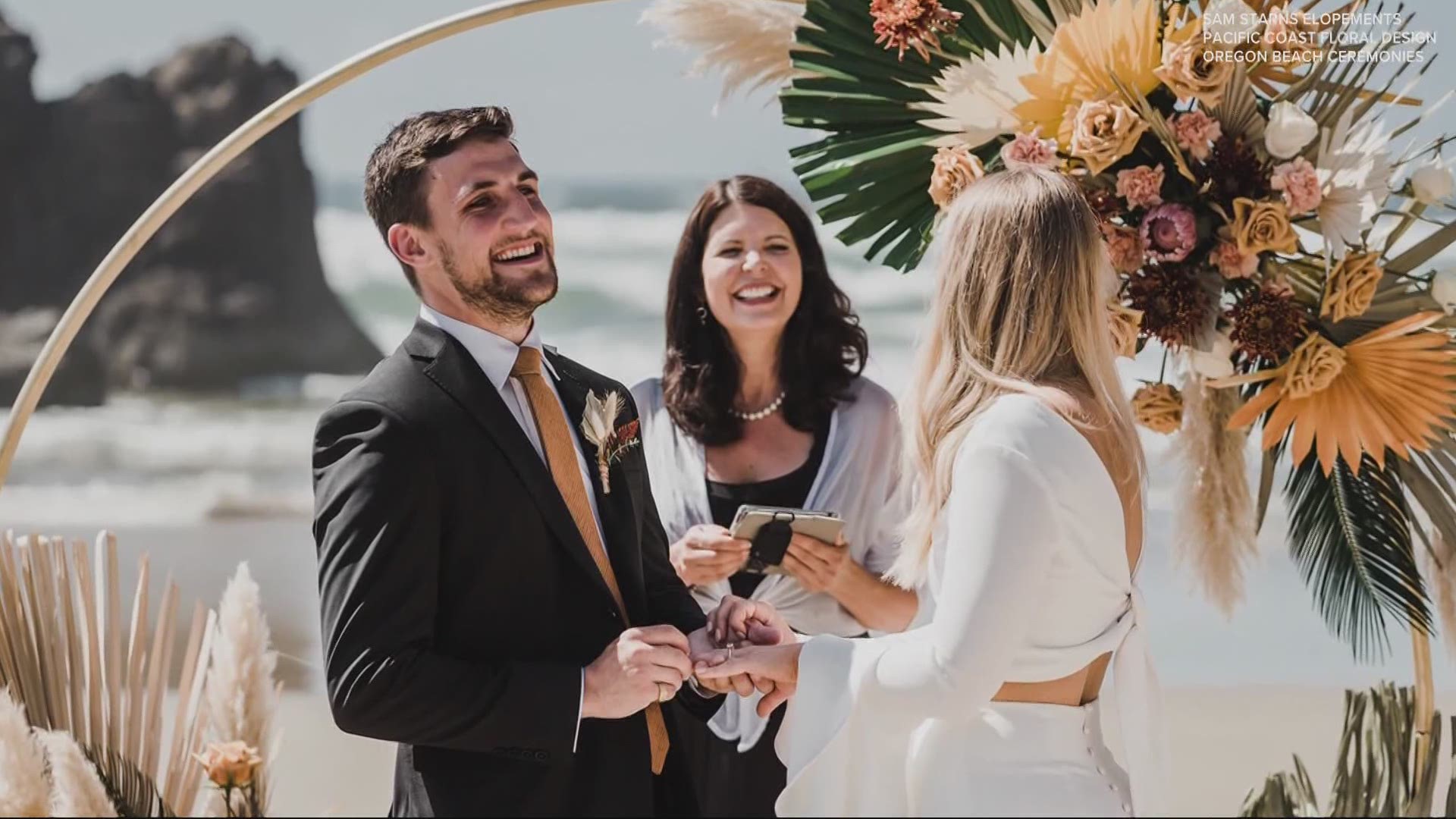 Most permits are on hold until July to limit the number of people on the coast. But some smaller weddings are still permitted.