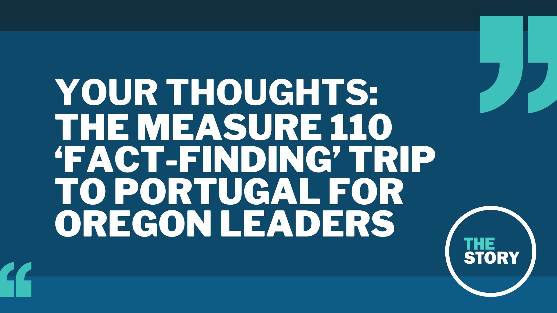Some Oregon lawmakers and other local officials are heading to Portugal on a 'fact-finding' trip to learn about drug decriminalization. Here's what you had to say.