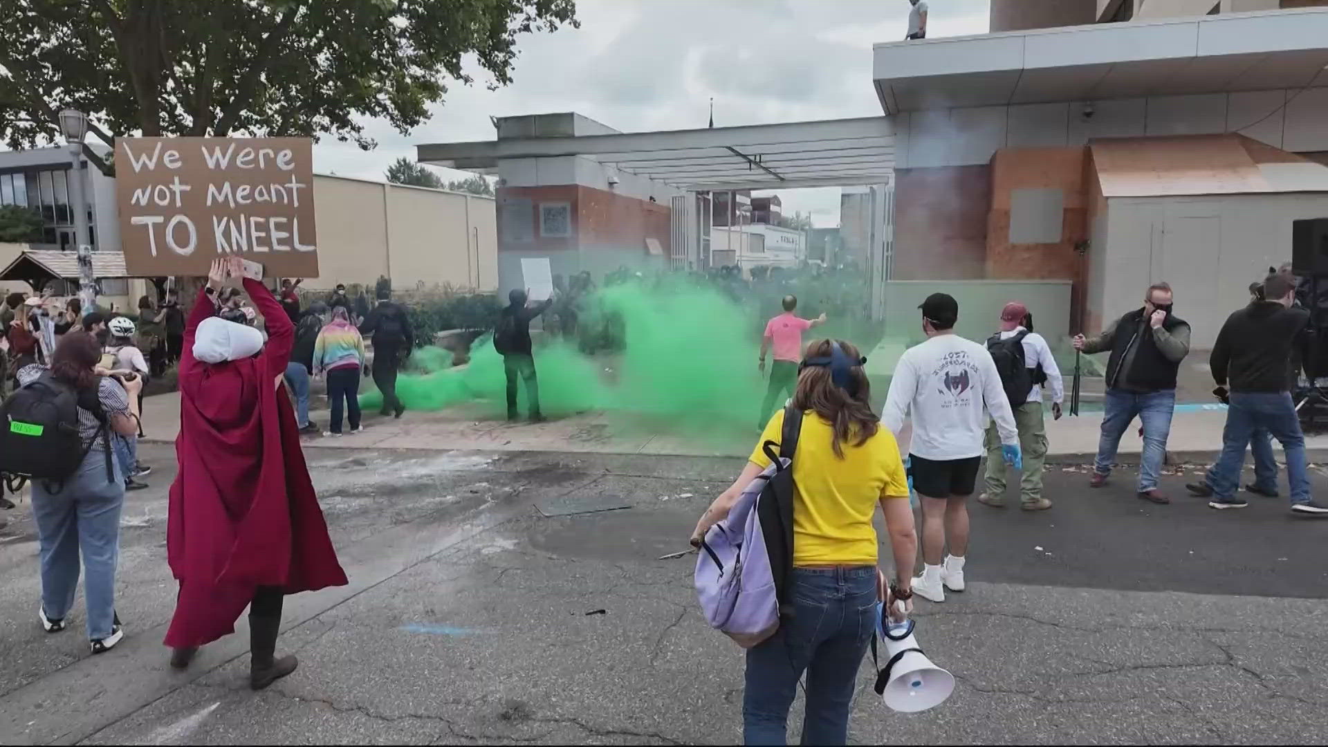 Federal Judge Considers Curbs on Force by Agents Following Teargas Deployment at Portland ICE Rally 4 Federal agents used 'excessive force' at Portland ICE protests, says CBP commissioner