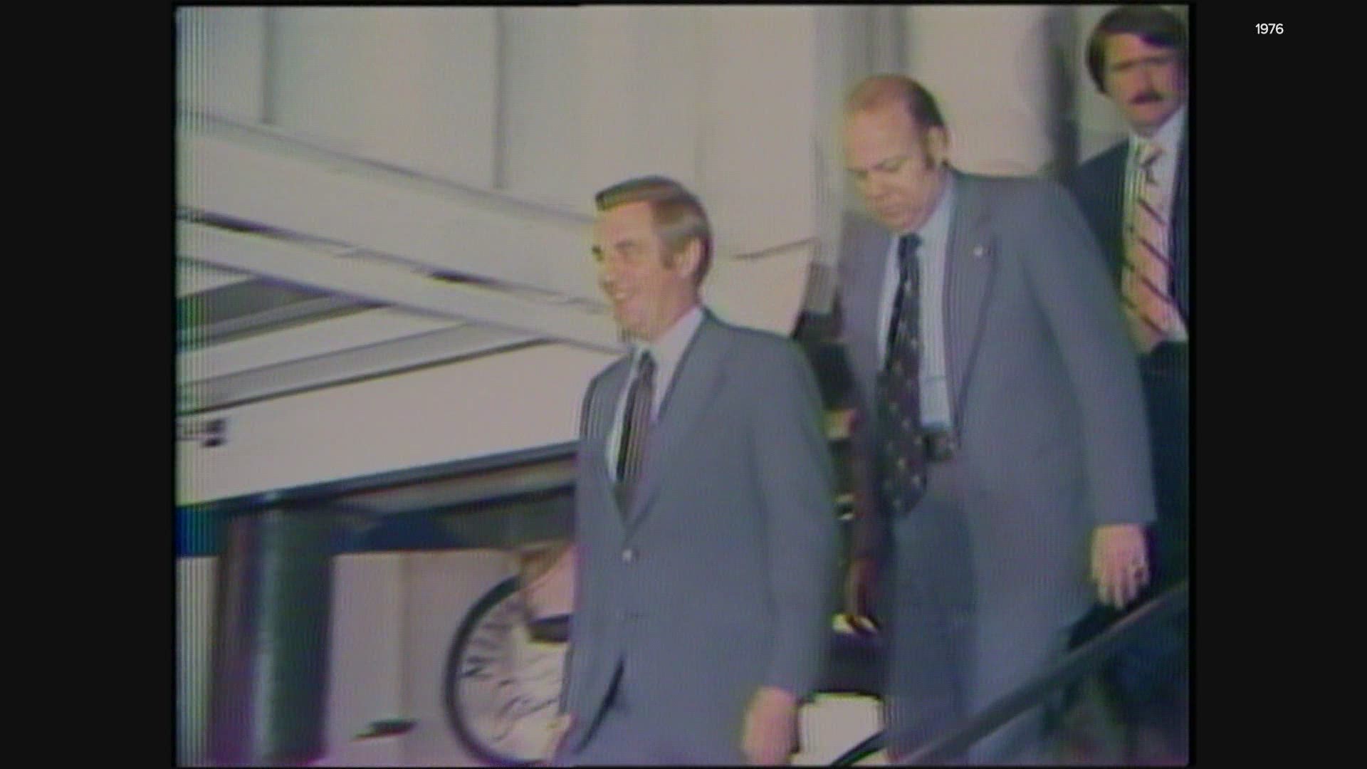 After Walter Mondale’s passing, KGW looks back to 1976 when he campaigned in Portland. Take a look in the Vault.