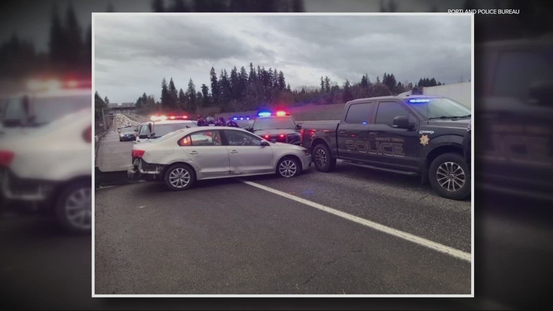 Two children were able to escape from a car after it was stolen in North Portland on Monday afternoon, the Portland Police Bureau reported.
