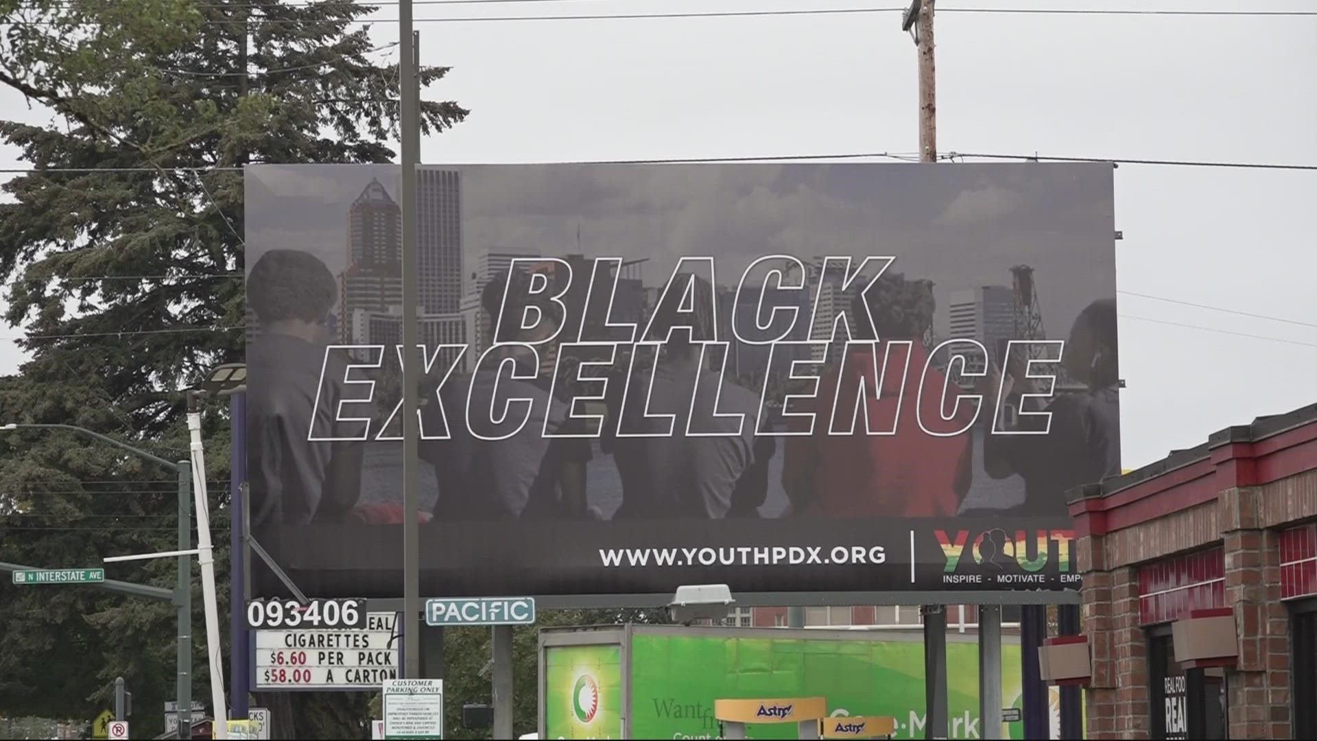 A local nonprofit put up the billboards with the help of a $17,000 grant.