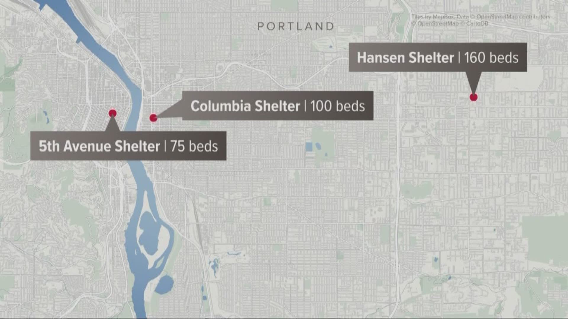 3 Portland homeless shelters will close by June.