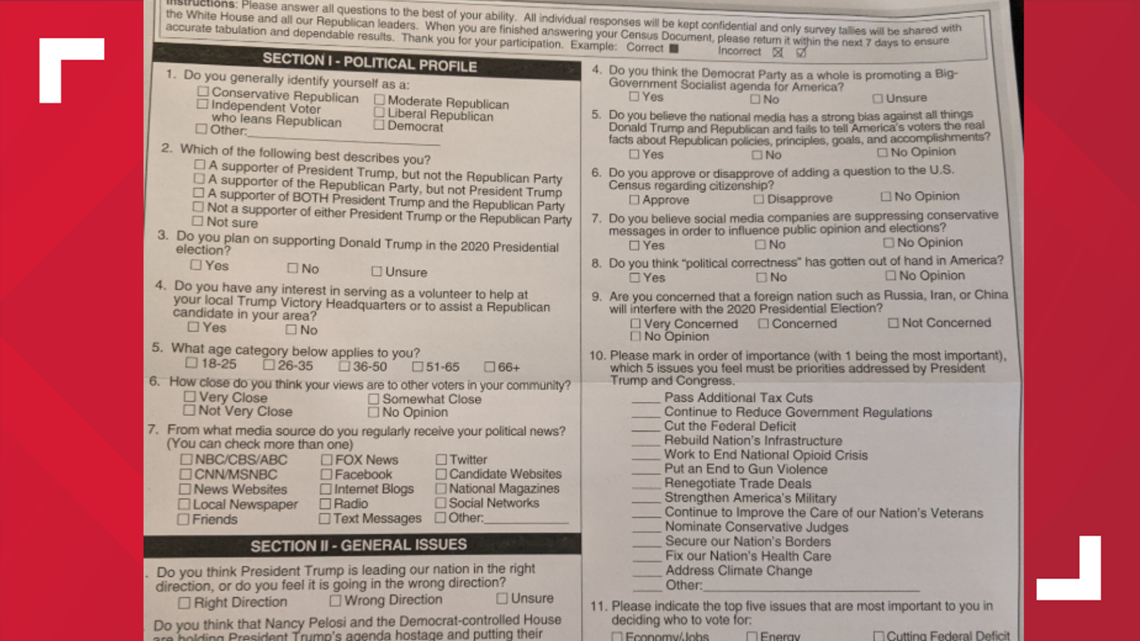 Is the Republican National Committee survey part of the census? | kgw.com