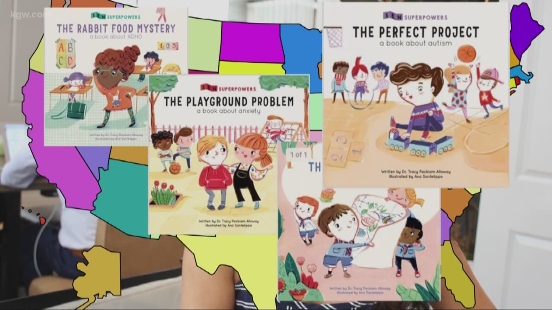 Tracy Alloway, professor of psychology at the University of North Florida, has written children's books aimed at highlighting the super memory powers of children with learning disabilities.