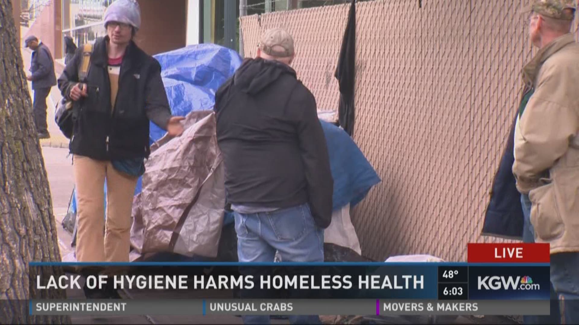 Study finds homeless need more hygiene access