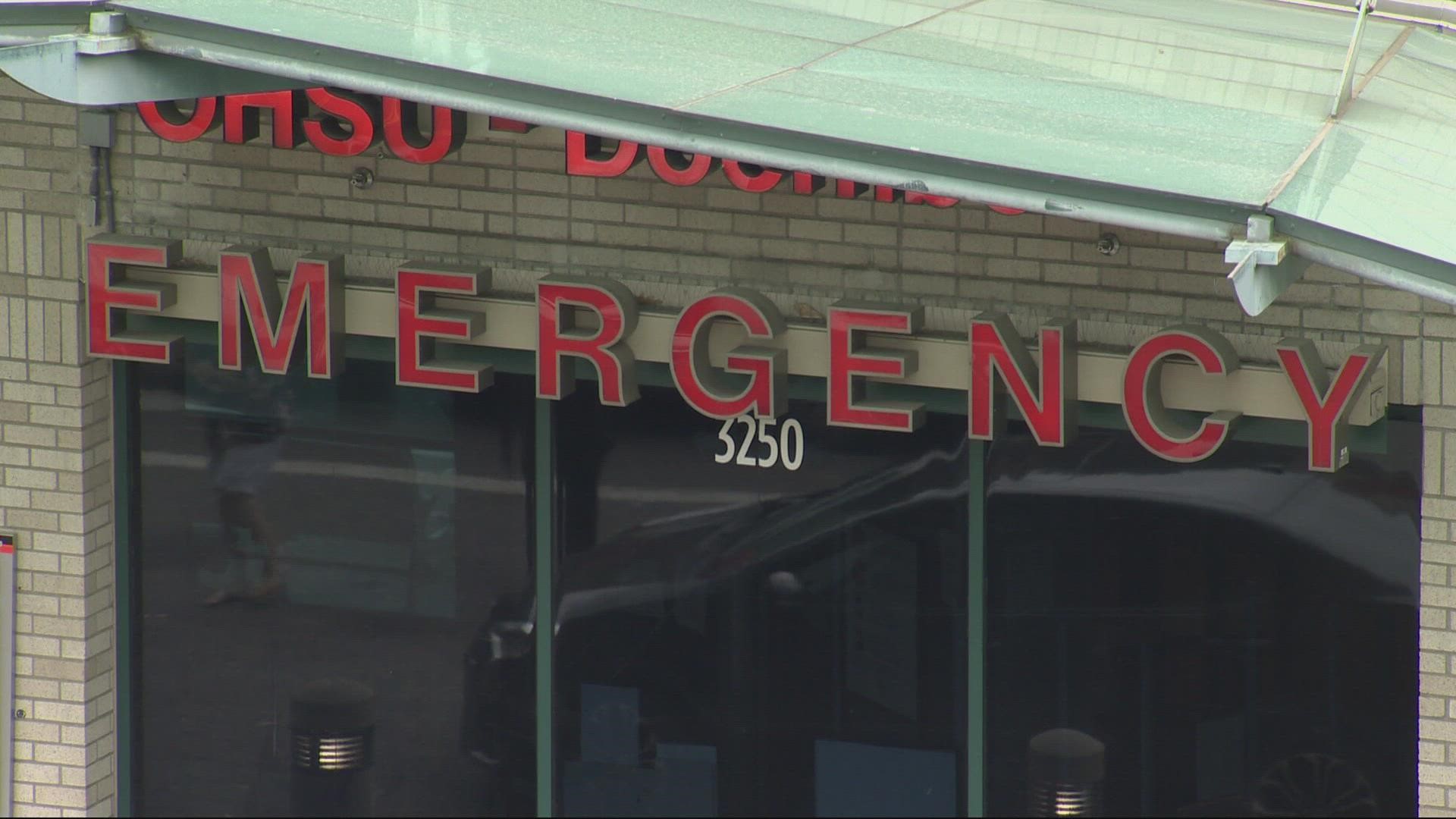 Oregon's COVID-19 hospitalizations are surging, with the number of patients jumping by nearly 90 in a day. The problem is now impacting emergency rooms.