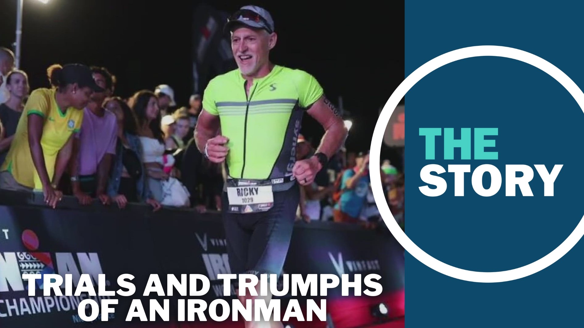 In 2019, Ricky Gray's pelvis was shattered by a fall that almost killed him. A few years later, the 61-year-old made it to the Ironman World Championships.