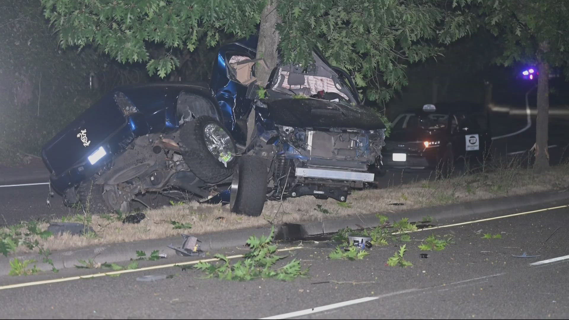 A 17-year-old was arrested for hit-and-run in one crash, while a driver was thrown from his truck in a second crash.