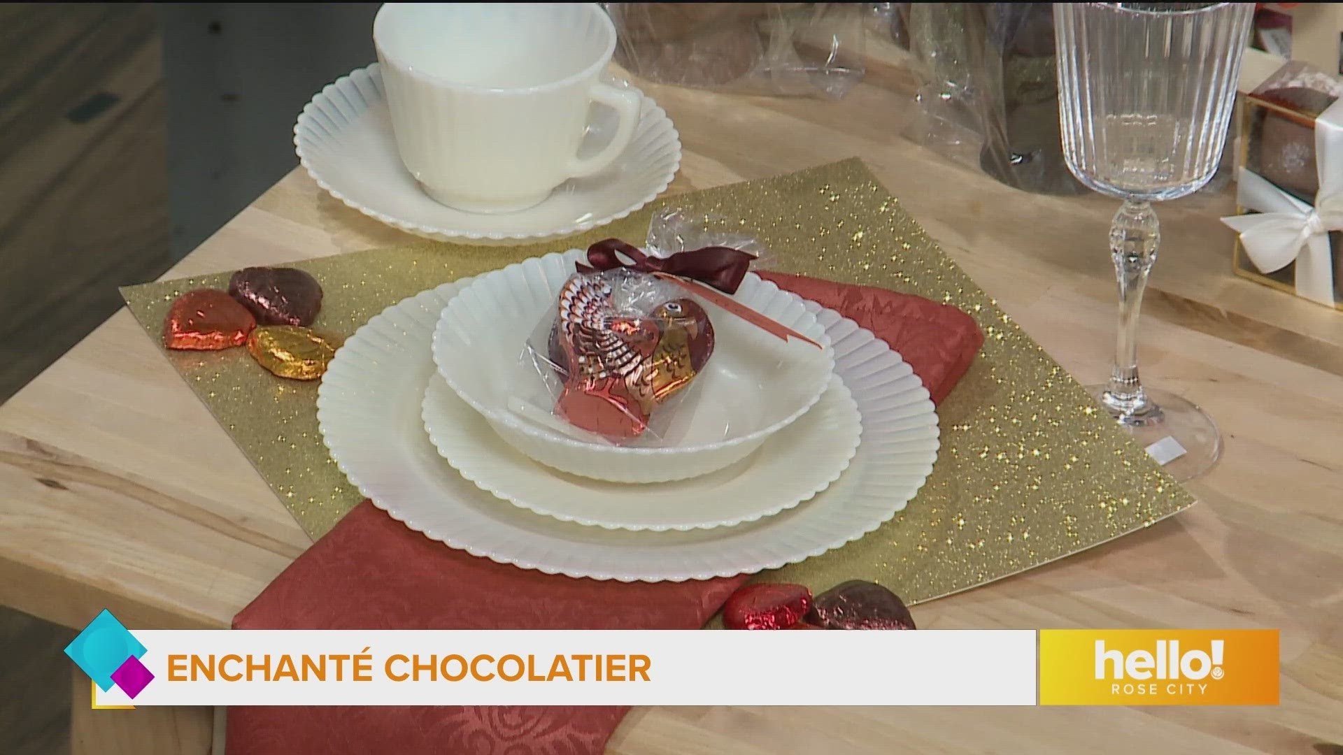 From chocolate charcuterie boards to table treats and holiday gifts, Enchanté Chocolatier has it all