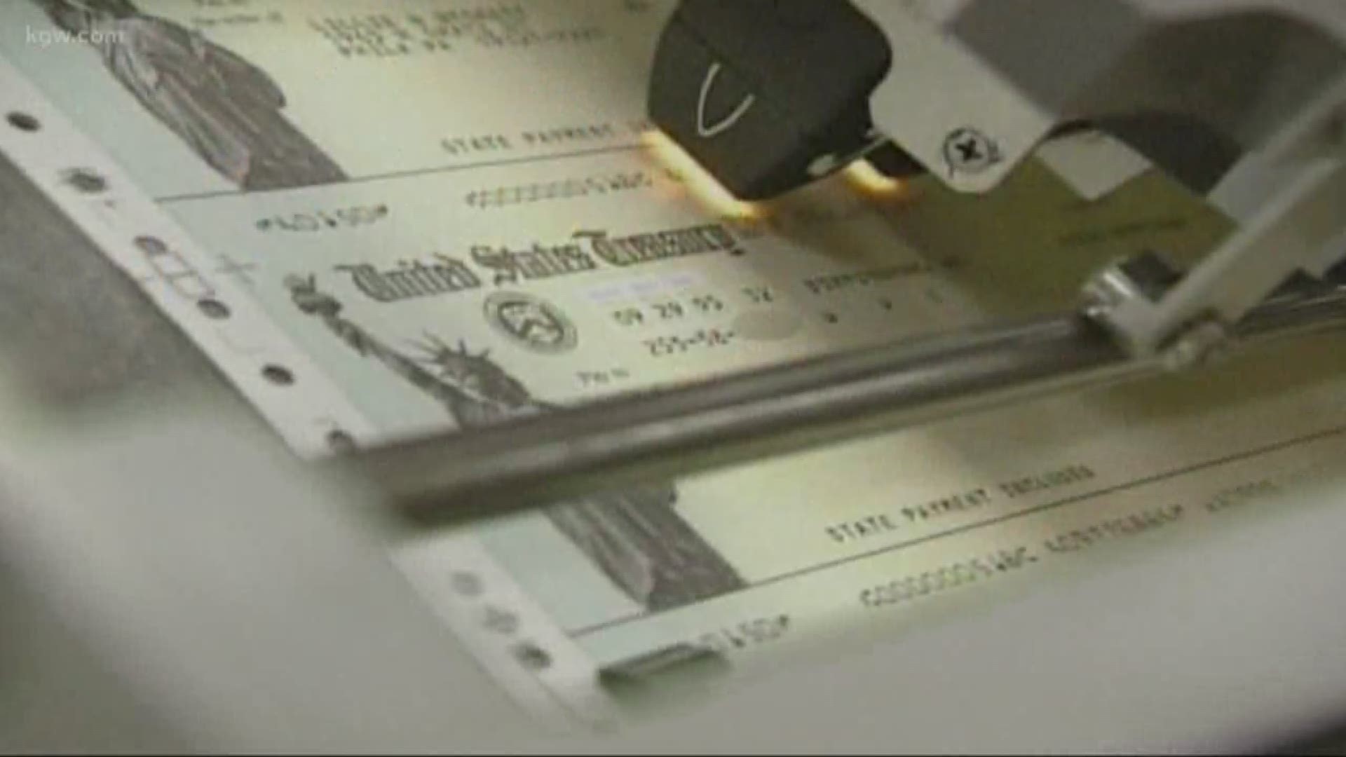 A Portland woman who passed away in February still got a stimulus check. Kyle Iboshi investigates.