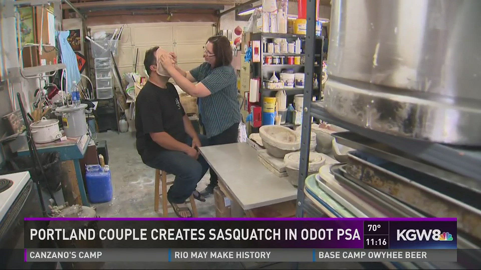 Portland couple creates Sasquatch in ODOT PSA