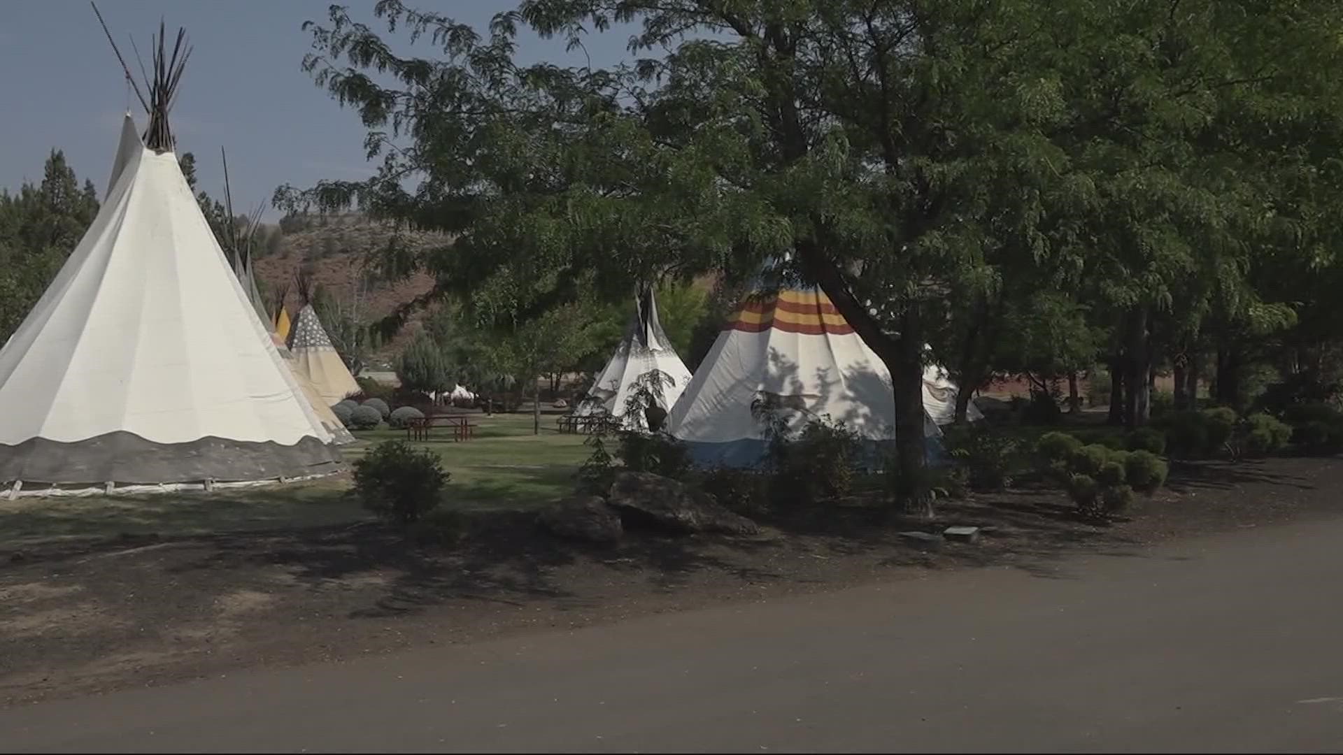 The resort also plans to expand its hot spring swimming pools and lodging areas, which include rentable teepees.