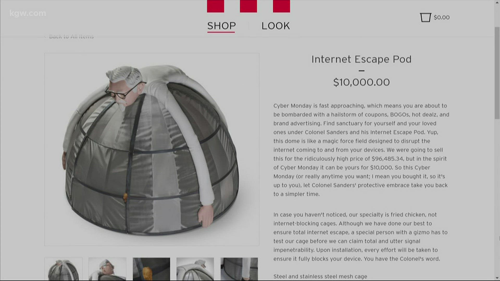 Internet Escape Pod and flying cars?