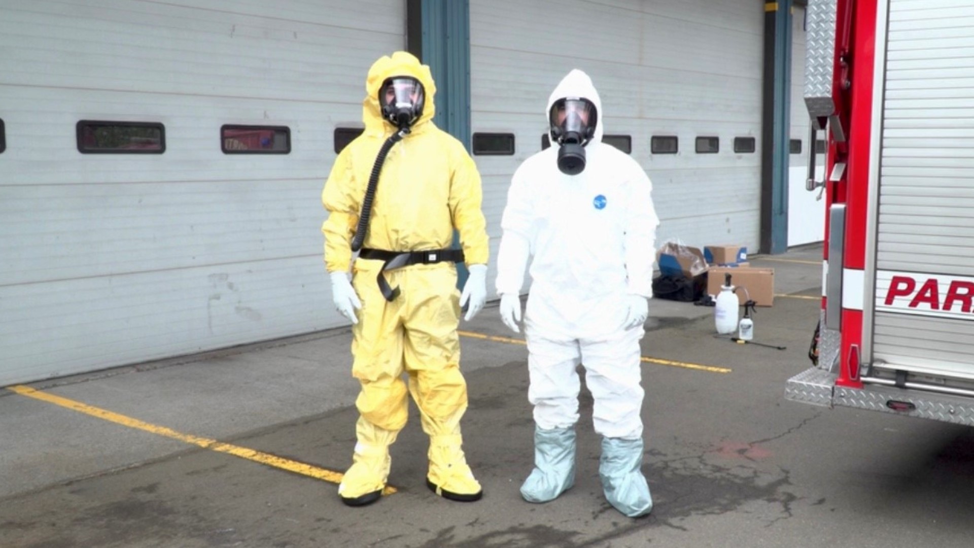 hazmat suits