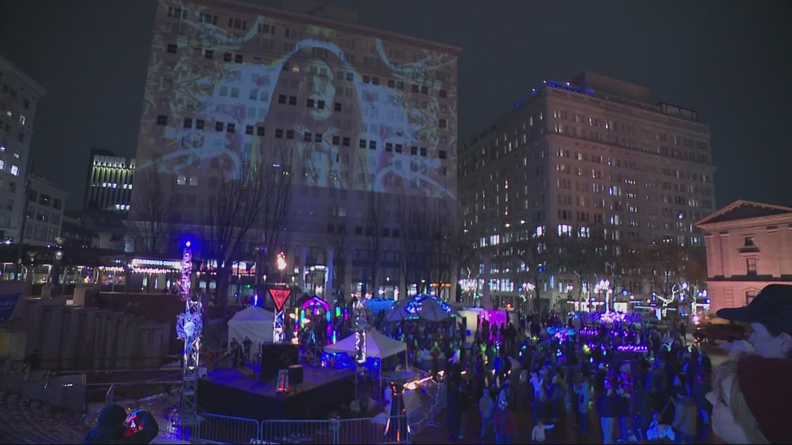 Winter events mark a rebound for downtown Portland foot traffic, data