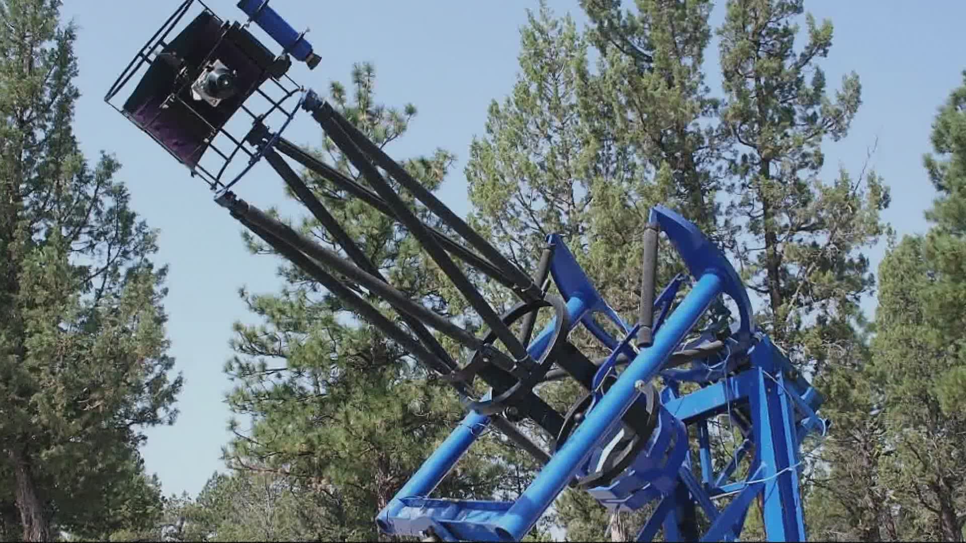 A trailer that contained a custom-made 15-foot, 800-pound telescope was stolen in rural Washington County. The owner had been working on it for decades.