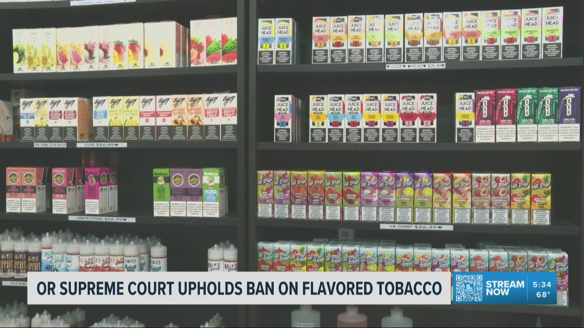 Oregon Supreme Court upholds ban on flavored tobacco