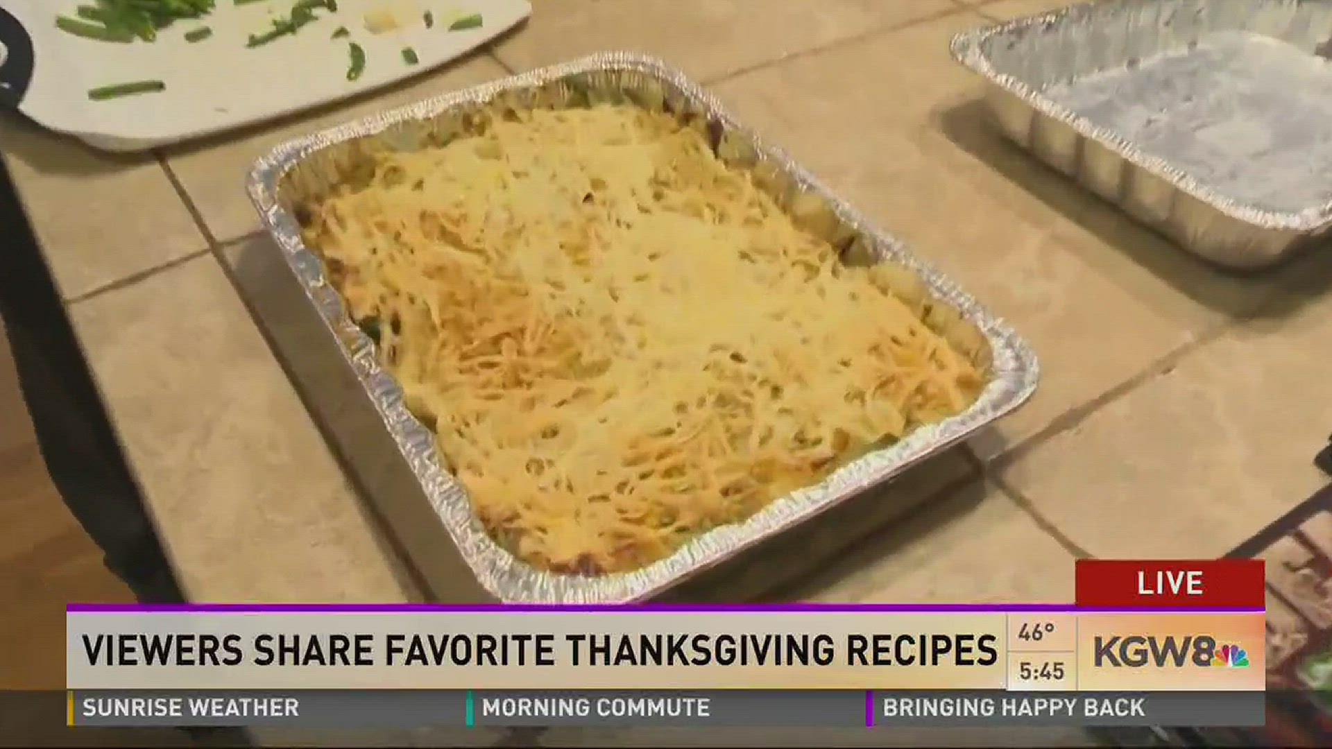Viewers share favorite Thanksgiving recipes Segment 1