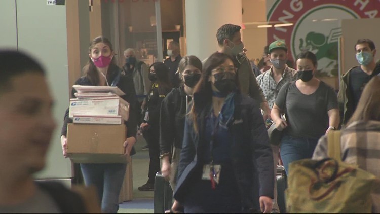 Masks no longer required at Portland International Airport, major airlines