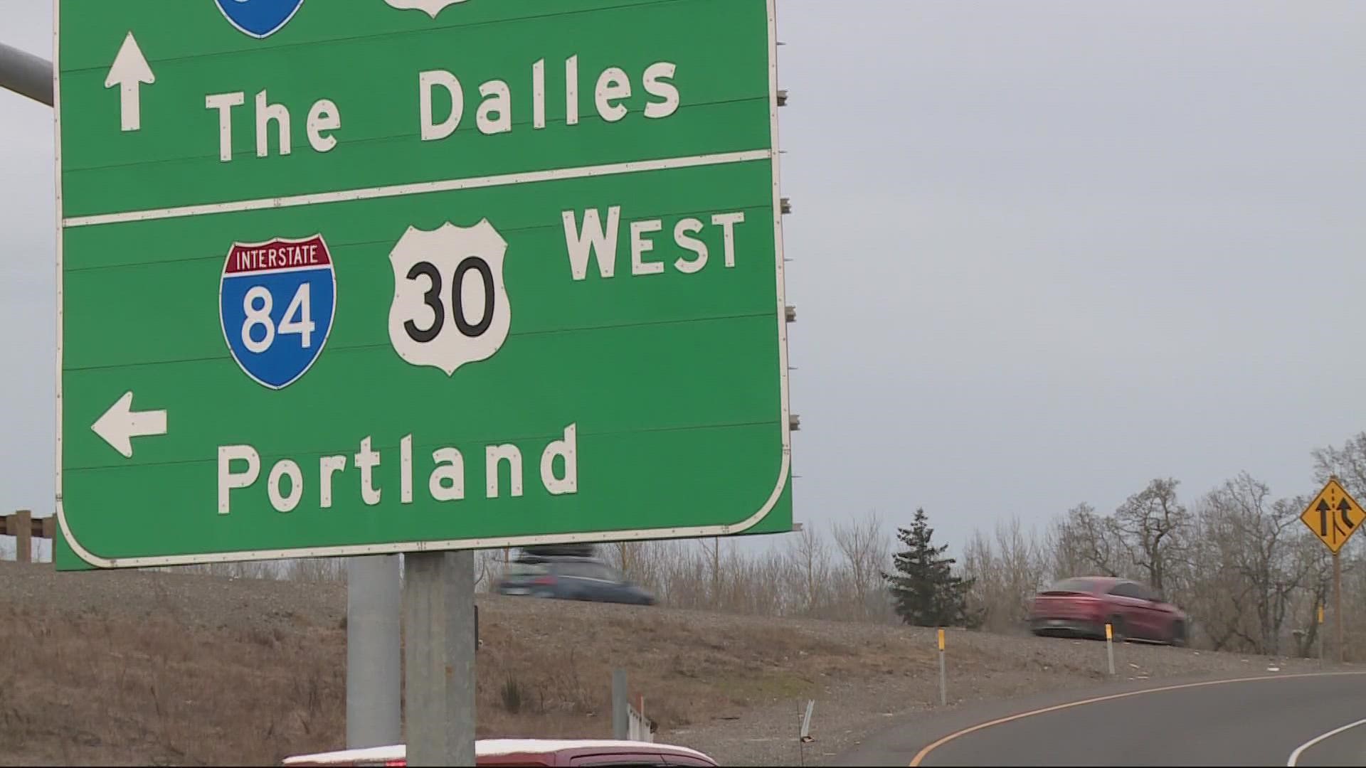 The Gorge is expected to see some of the worst road conditions in Oregon as this storm arrives, with high winds and snow.