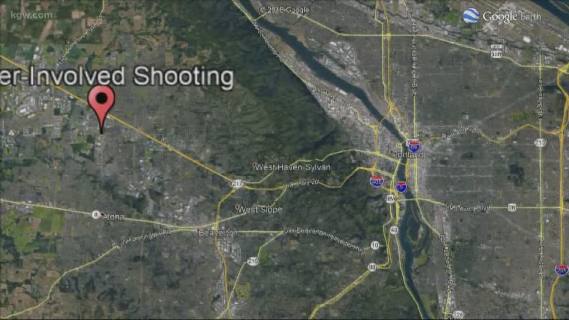 Police shooting at Hillsboro hotel sends one to hospital.