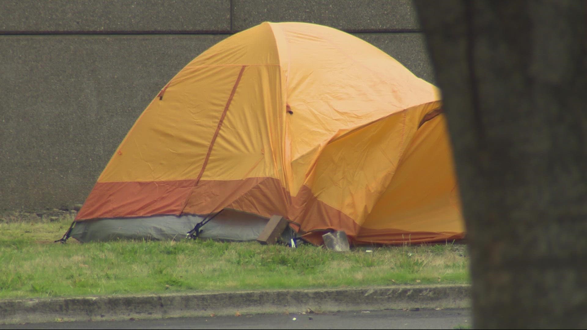 City leaders will set up camps to help Vancouver's estimated 500-600 homeless residents.