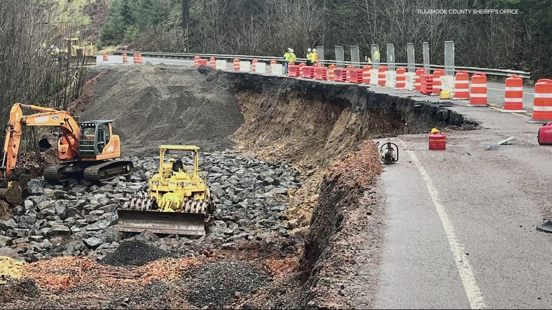 Washington County declares state of emergency for Highway 6 landslide damage