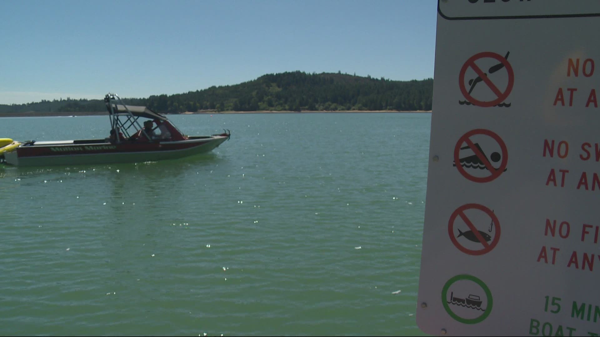 The Oregon Health Authority is trying to figure out if the water at Hagg Lake killed a family’s dog. The dog died last week after playing in the water.