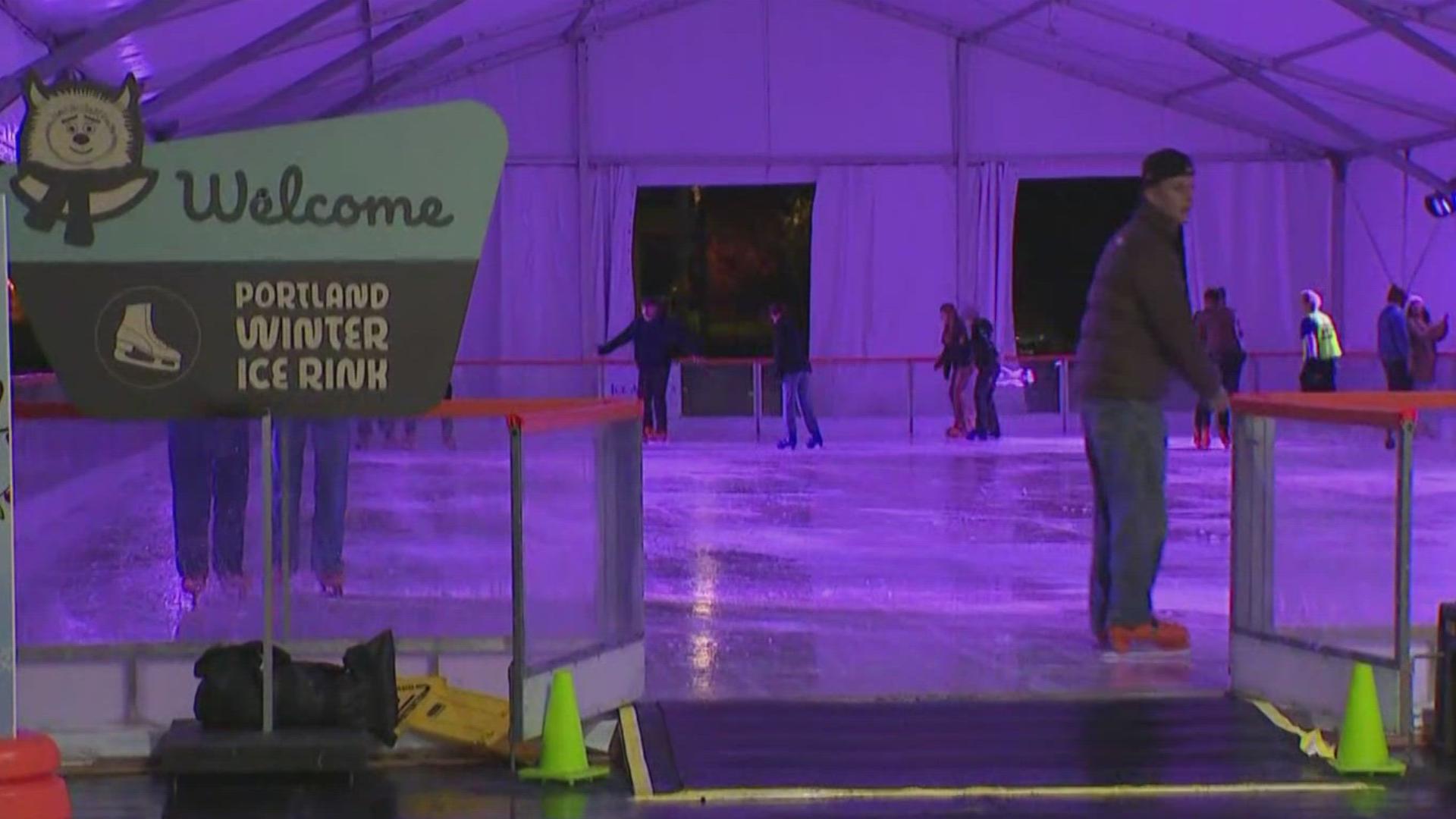 Last year, 20,000 people came down to the rink to skate; organizers with Prosper Portland are hoping to double those numbers.