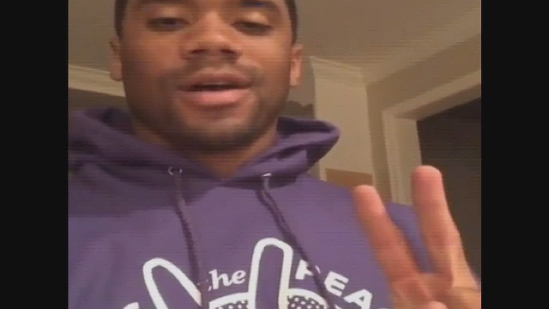The Seahawks quarterback launched a campaign called "Pass the Peace."